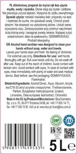 BluxCosmetics Żel antybakteryjny do rąk kanister 5 l 3