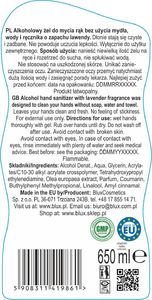 BluxCosmetics Zestaw żeli antybakteryjnych do rąk 4x 650 ml 3