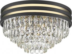 Lampa sufitowa Zumaline Glamour plafon przysufitowy czarny Zumaline Naica LED Ready C0525-05A-P7D7 1