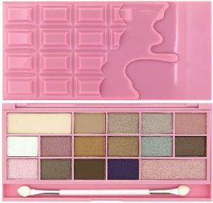 Makeup Revolution I Love Make Up Palette Zestaw cieni do powiek Chocolate Pink Fizz (16 kolorów) 22g 1