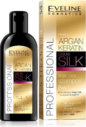 Eveline Argan & Keratin Liquid Silk Szampon do włosów 150 ml 1