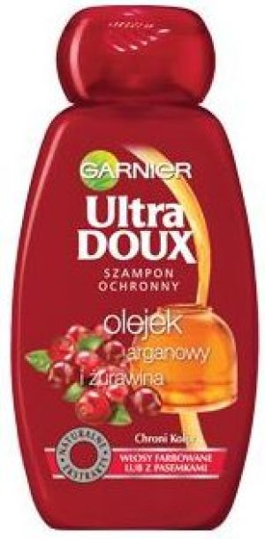 Garnier Ultra Doux Szampon z żurawiną i olejkiem arganowym do włosów farbowanych 250 ml 1