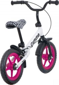 Rowerek biegowy Gimme z hamulcem Nemo - różowy 6
