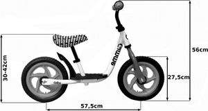 Rowerek biegowy Gimme z podestem Viko - niebieski 2