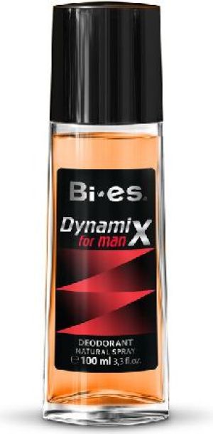 Bi-es Dynamix Czarny Dezodorant w szkle 100ml 1