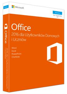 Microsoft Office 2016 dla Użytkowników Domowych i Uczniów (79G-04609) 1