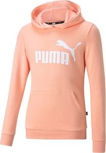 Puma Bluza dla dzieci Puma ESS Logo Hoodie TR morelowa 587030 26 128cm 1