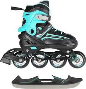 Rolki Nils Extreme NH18190 z wymienną płozą regulowane czarne r. 39-43 2