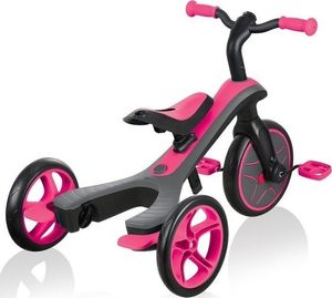 Globber Rowerek 4w1 trójkołowy / biegowy / wózek Explorer Trike Fuchsia 632-110-2 11