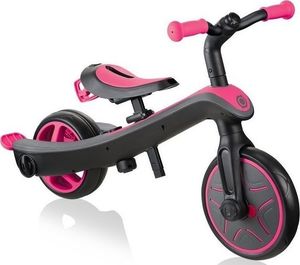 Globber Rowerek 4w1 trójkołowy / biegowy / wózek Explorer Trike Fuchsia 632-110-2 17
