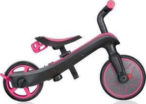 Globber Rowerek 4w1 trójkołowy / biegowy / wózek Explorer Trike Fuchsia 632-110-2 18