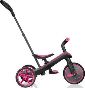 Globber Rowerek 4w1 trójkołowy / biegowy / wózek Explorer Trike Fuchsia 632-110-2 6