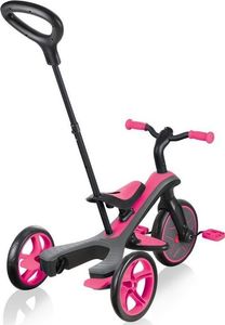 Globber Rowerek 4w1 trójkołowy / biegowy / wózek Explorer Trike Fuchsia 632-110-2 7