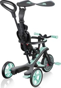 Globber Rowerek 4w1 trójkołowy / biegowy / wózek Explorer Trike Mint 5
