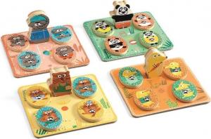 Djeco Gra planszowa Ludo Park Zestaw 4 gier 3
