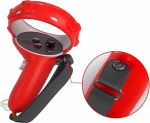 Vortex Virtual Reality Ochronka z paskiem do kontrolerów Quest 2 czerwony 3
