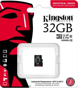 Karta Kingston Industrial MicroSDHC 32 GB Class 10 UHS-I/U3 A1 V30 (SDCIT2/32GBSP) 3
