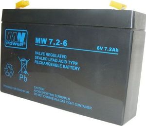 MW Power Pb 6V 7.2Ah żelowy bezobsługowy 1
