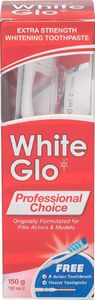 White Glo Pasta do zębów Professional Choice 100 ml + szczoteczka 1