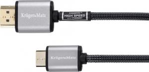 Kabel Kruger&Matz HDMI Mini - HDMI 1.8m czarny (KM0325) 1
