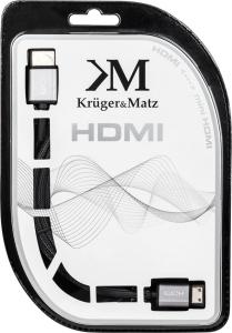 Kabel Kruger&Matz HDMI Mini - HDMI 1.8m czarny (KM0325) 2