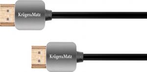 Kabel Kruger&Matz HDMI - HDMI 1.8m czarny (KM0329) 1