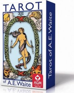 Cartamundi Karty Tarot A E Waite Pocket Tarot Blue 1