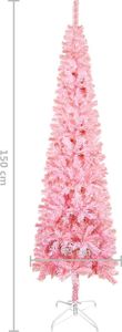 vidaXL Choinka sztuczna na stojaku Różowa 6