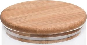 vidaXL Szklane słoje z bambusową pokrywką, 4 szt., 800 ml 2