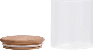 vidaXL Szklane słoje z bambusową pokrywką, 6 szt., 600 ml 4