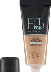 Maybelline  Maybelline Fit Me! Matte Poreless Podkład 30ml 330 Toffee 1