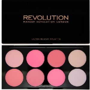 Makeup Revolution Ultra Blush Palette 8 Zestaw róży do policzków All About Pink 13g 1