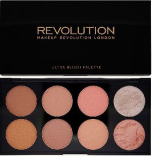 Makeup Revolution Ultra Blush Palette 8 Zestaw róży do policzków Hot Spice 13g 1