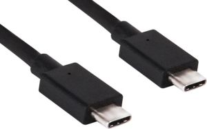 Kabel USB Club 3D USB-C - USB-C 0.8 m Czarny (CAC-1522) 1