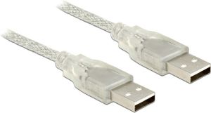 Kabel USB Delock USB-A - USB-A 2 m Przezroczysty (83889) 1