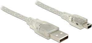 Kabel USB Delock USB-A - 1 m Przezroczysty (83905) 1