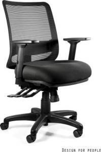 Krzesło biurowe Unique Saga Plus M Czarne 1