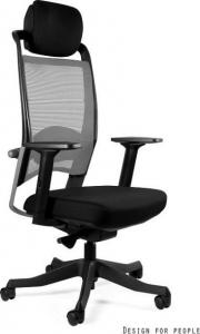 Krzesło biurowe Unique Fulkrum Czarno-szare 1