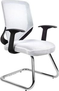 Krzesło biurowe Unique MOBI SKID Białe 1