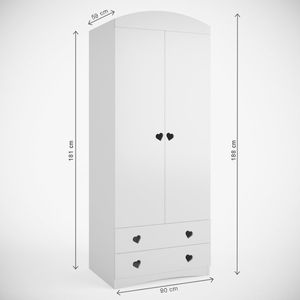 Kocot Kids Szafa JULIA biała 4