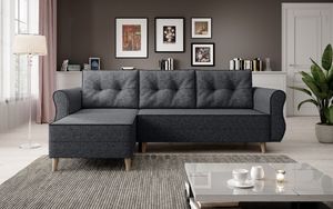 Vivaldi Narożnik NEAPOL ciemnoszary uniwersalny prawy/lewy 2