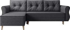 Vivaldi Narożnik NEAPOL ciemnoszary uniwersalny prawy/lewy 9