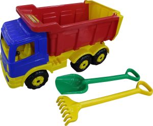 Polesie "Premium", wywrotka MAXI + łopata duża, grabki duże w worku - 9851 2