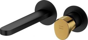 Bateria umywalkowa Cersanit Inverto podtynkowa czarny (S951-296) 2