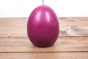 Łysoń Świeca z wosku pszczelego jajko gładkie fioletowe (S411-K FIOLET) - S411-K FIOLET 2