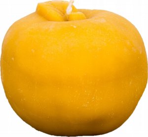 Łysoń Świeca z wosku pszczelego jabłko duże (S435) - S435 1