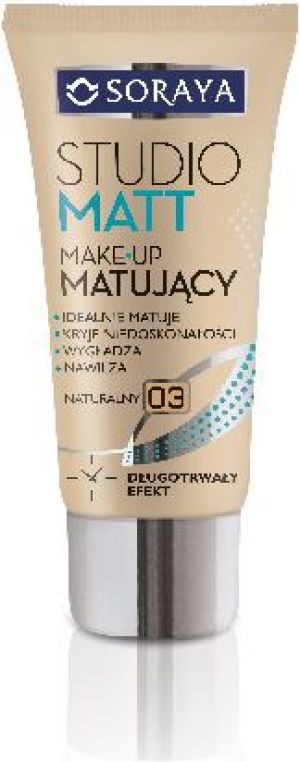 Soraya Studio Matt Make-up matujący 03 naturalny 30ml 1
