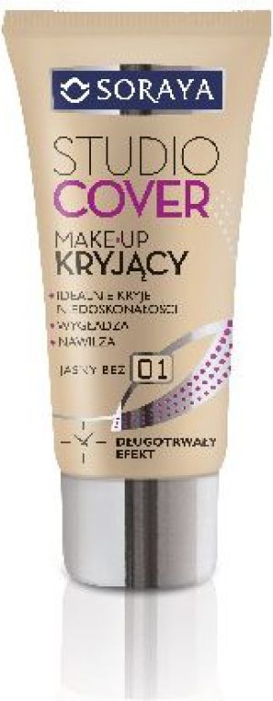 Soraya Studio Cover Make-up kryjący 01 jasny beż 30ml 1