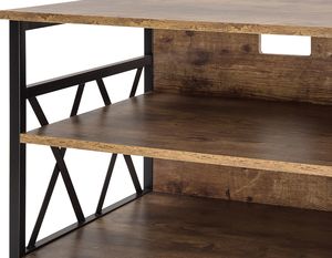 Shumee Szafka RTV ciemne drewno CARLISLE 5