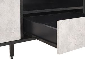 Shumee Szafka RTV efekt betonu z czarnym BLACKPOOL 6